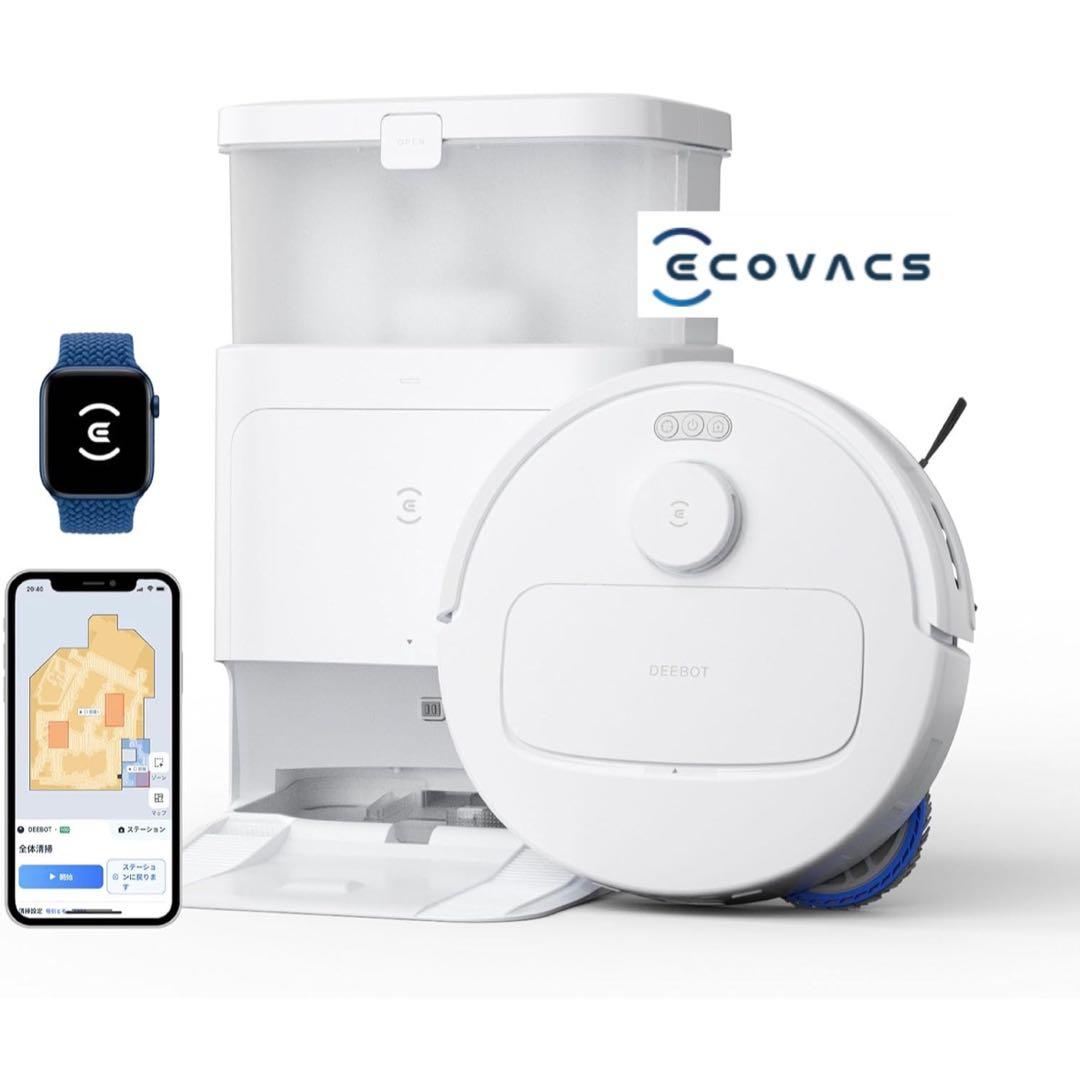 ECOVACS DEEBOT N30 PRO OMNI WHITE エコバックス