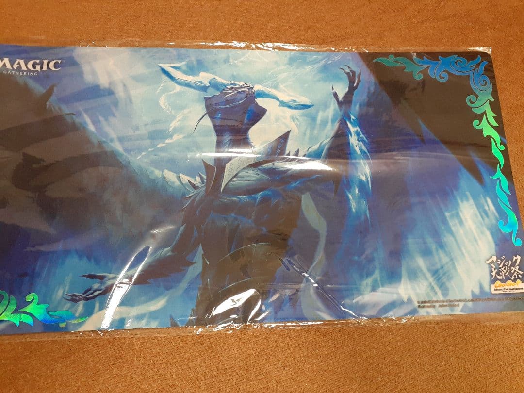 mtg 嵐の目、ウギン　箔押し　プレイマット