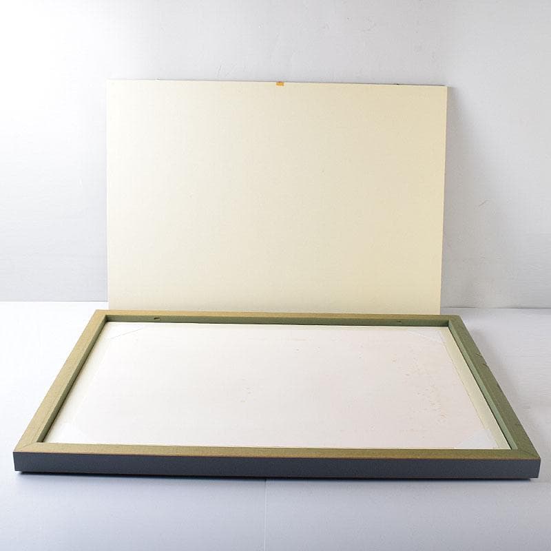 日展日本画家　下保昭　リトグラフ　「春宵」　32/120　額装　C　7892C