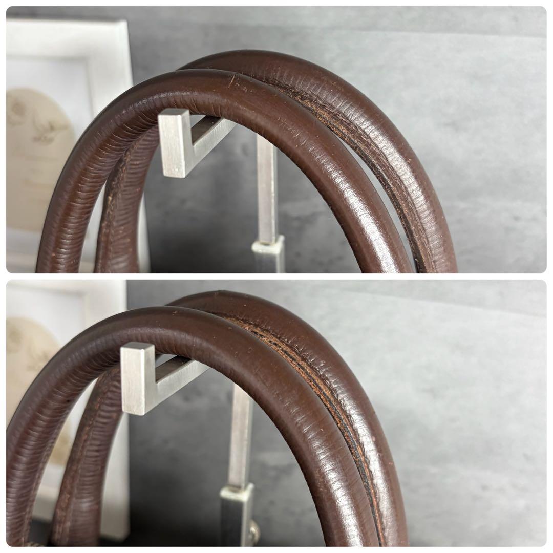 【希少】BURBERRY 本革 ブリーフケース ビジネス ノバチェック A4可