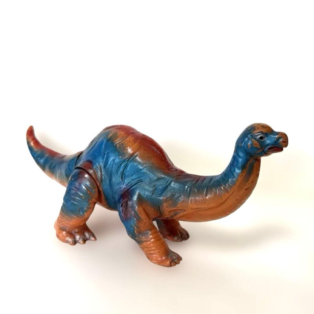 当時物 マルサン ブロントサウルス ソフビ