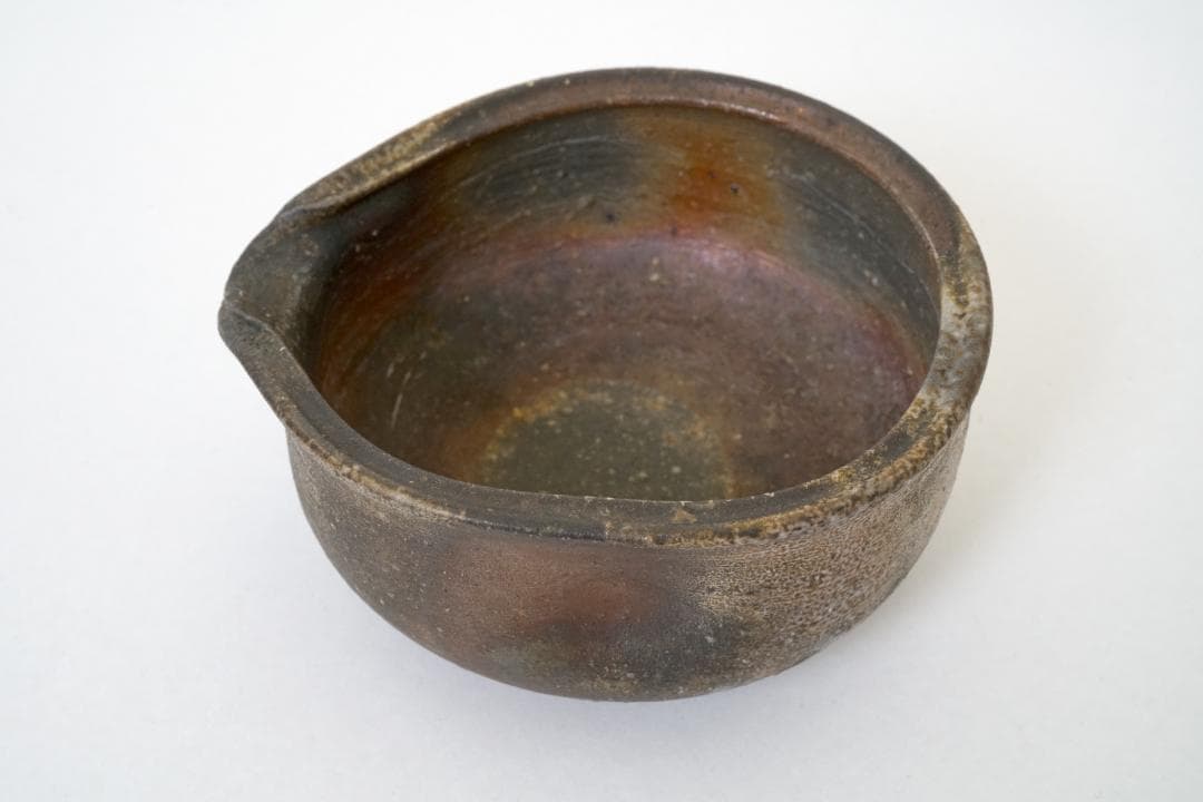 備前焼　茶器一式　急須　湯冷まし　湯のみ5客　木箱　未使用品