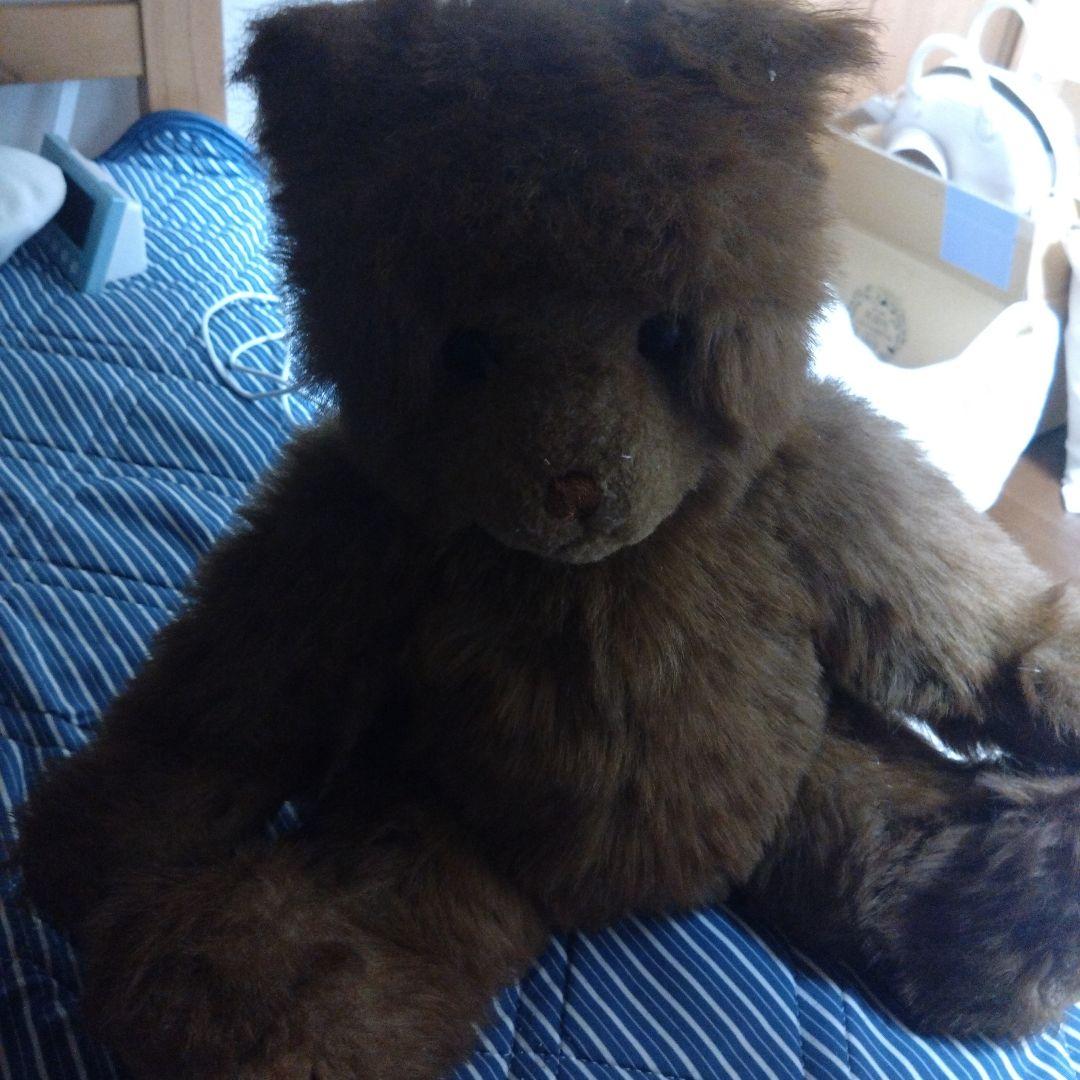 茶色いぬいぐるみ 約60cm