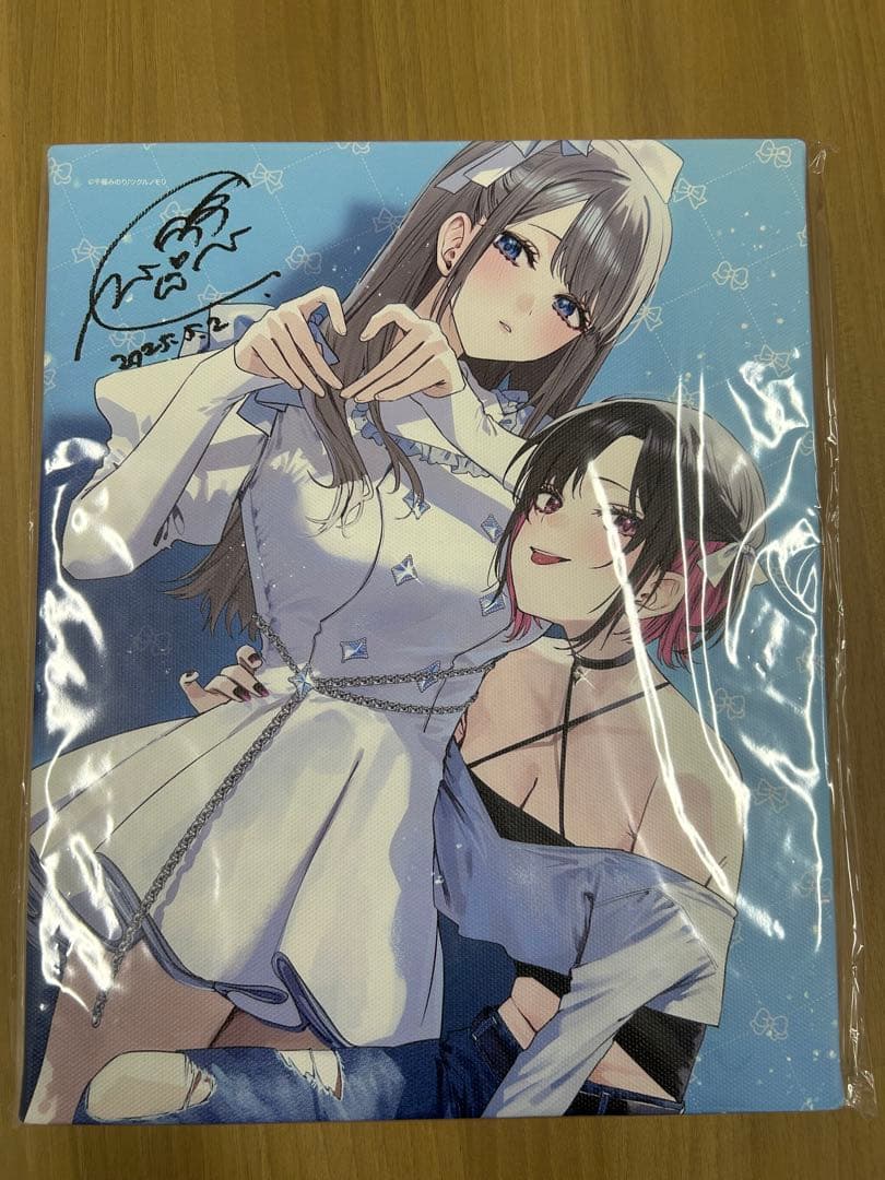 千種みのり直筆サイン入りF3キャンバスボード 世界に2枚のみ