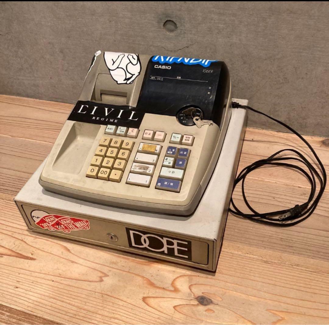 CASIO レジスター ２台まとめ　106ER 58mm用紙　店舗　什器　業務用