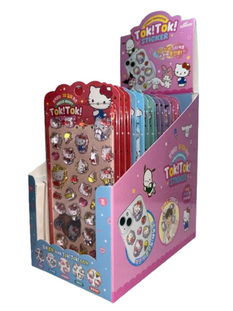 《‼️正規　韓国サンリオ　割安15枚セット‼️》ボンボンドロップシール