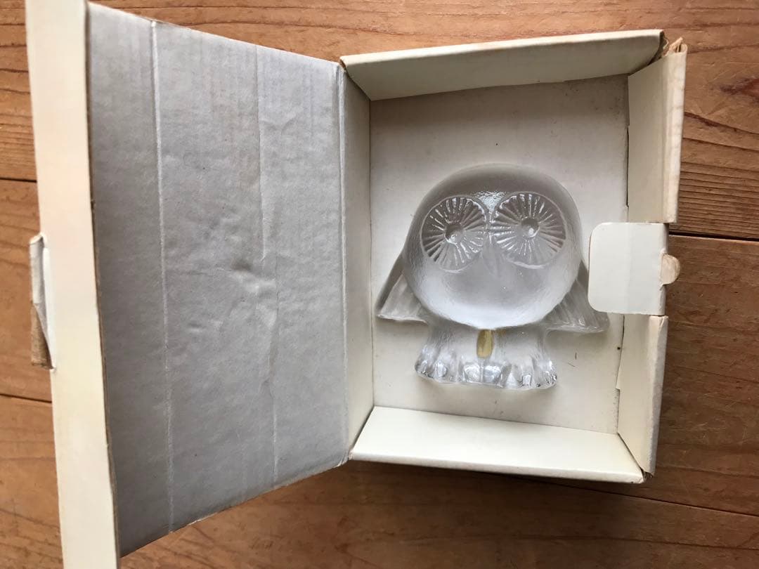 Lisa Larson リサラーソン ロイヤルクローナ　フクロウ　シール＆箱付き