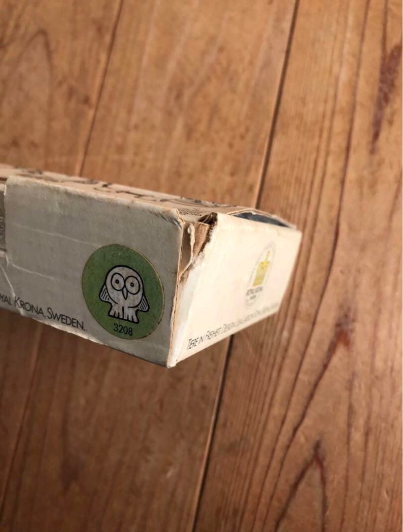 Lisa Larson リサラーソン ロイヤルクローナ　フクロウ　シール＆箱付き