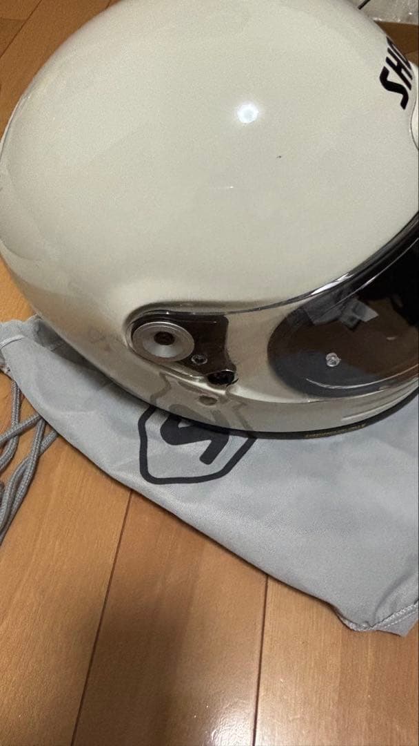 付属品ありSHOEI グラムスター フルフェイスヘルメット ホワイト Mサイズ