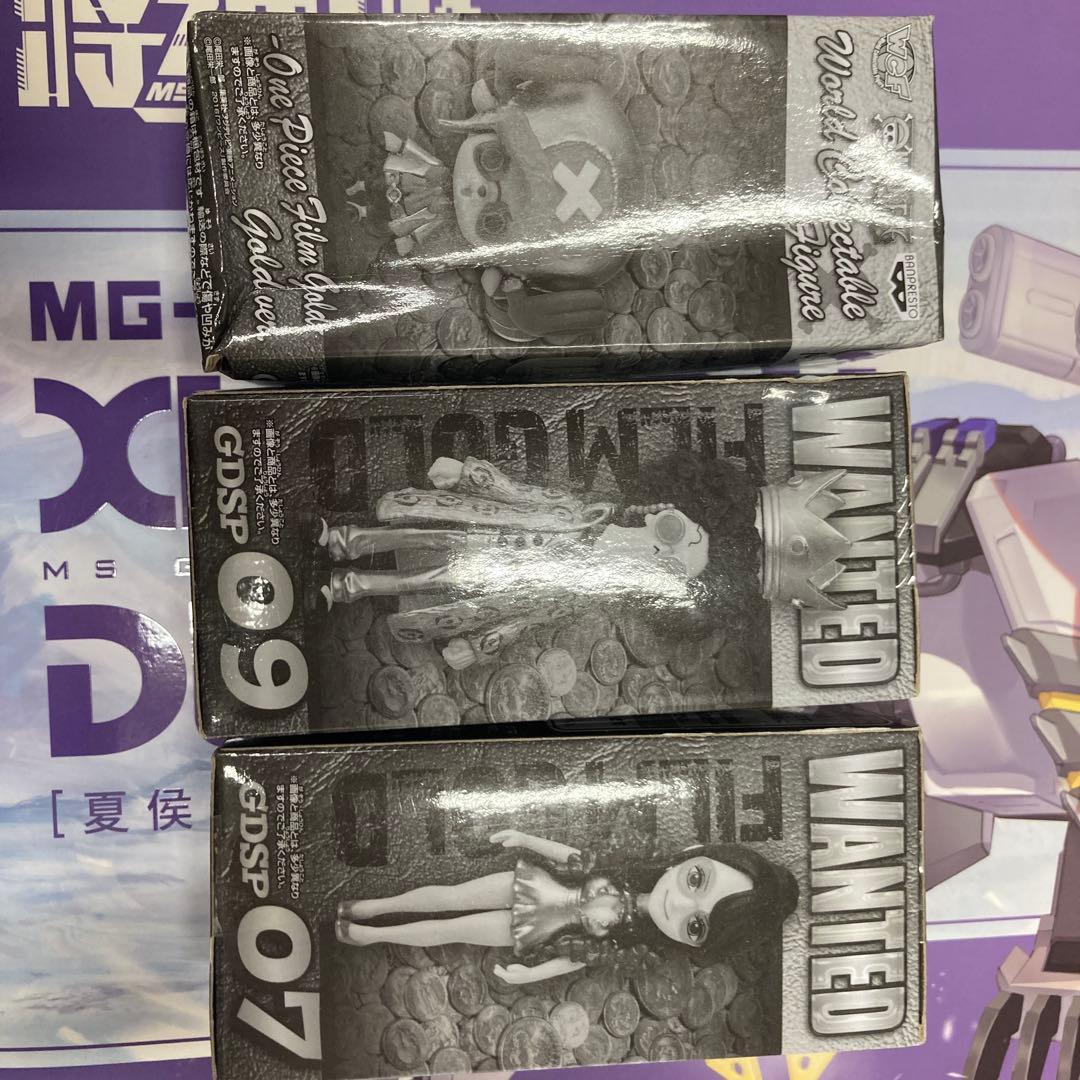 ワールドコレクタブルフィギュア FILM GOLD 500体限定　3体セット