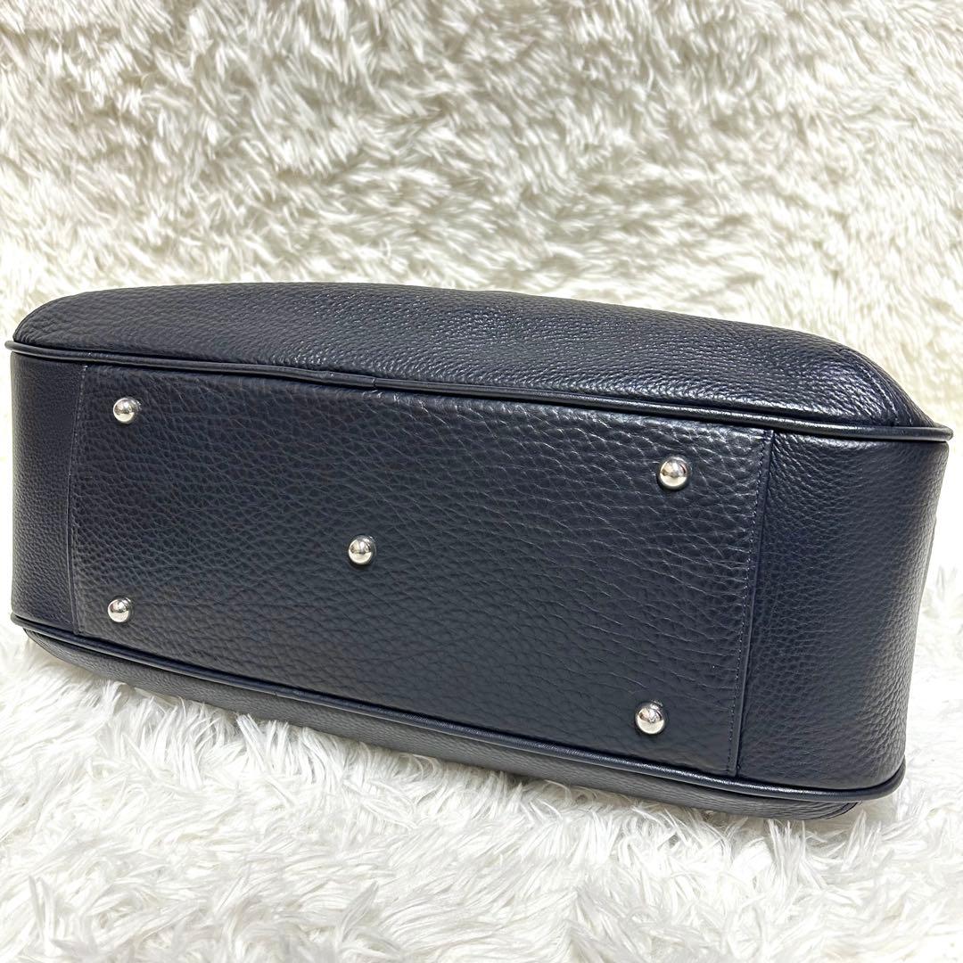 【専用ページ】未使用級　PELLE MORBIDA ビジネストートバッグネイビー