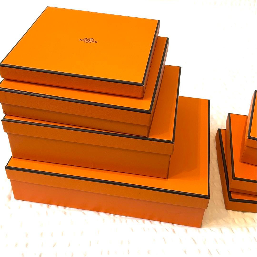【新品同様多数】極上美品　エルメス25点ボックス空箱カレ90財布ツイリー化粧品用