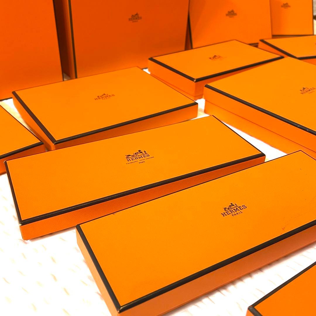 【新品同様多数】極上美品　エルメス25点ボックス空箱カレ90財布ツイリー化粧品用