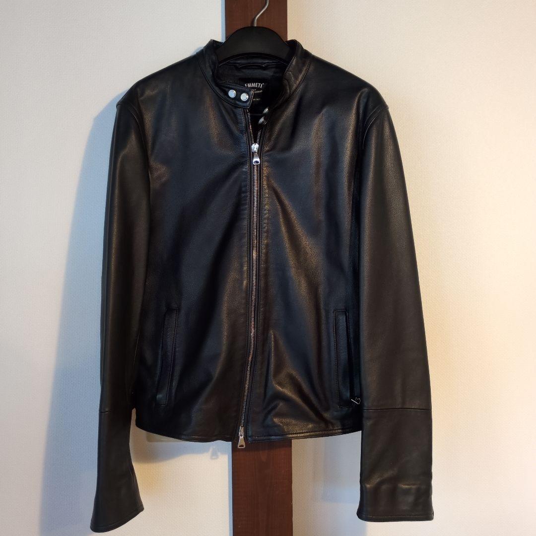EMMETI エンメティ ブラック レザー シングルライダース 美品