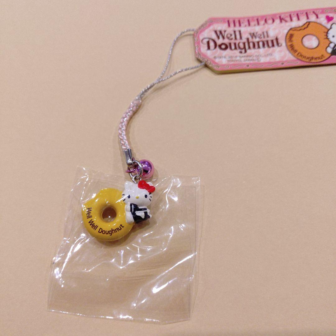 へ*可様 ハローキティ Well Well Doughnut ストラップ　地域限