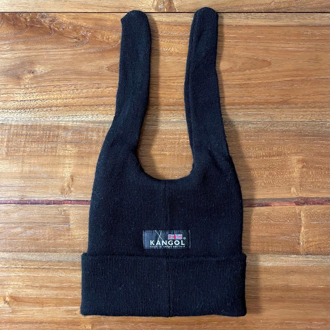 90's イギリス製 KANGOL ウサギ耳 ニット帽