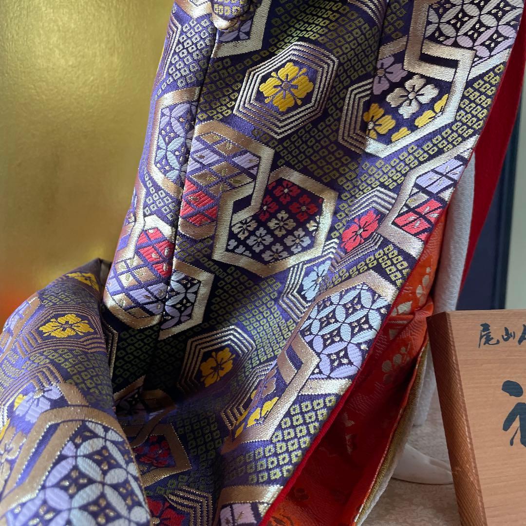 尾山人形　日本人形　ケース保存　紫峰作