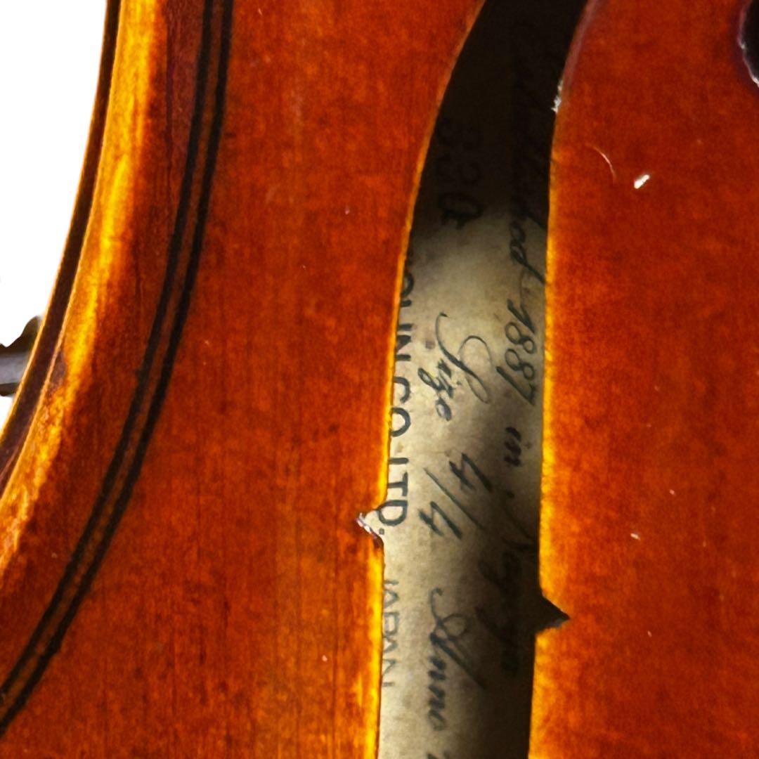 SUZUKI スズキ バイオリン サイズ4/4 1977年製 ハードケース付