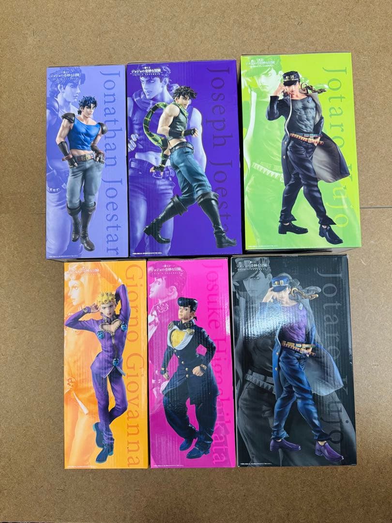 【新品未開封】一番くじ ジョジョの奇妙な冒険 JOJO フィギュア6体