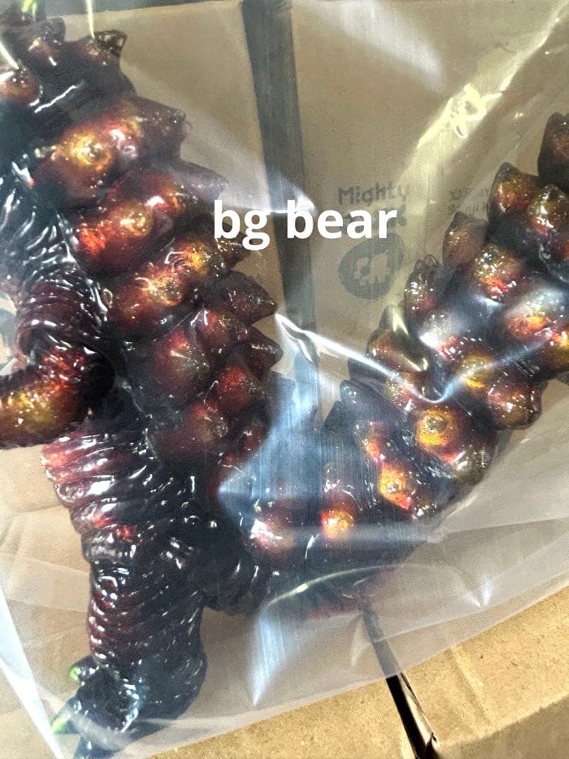 レオパ怪獣　ファイアーアゲート　ヤモリ　モンスター　可動　ソフビ　フィギュア