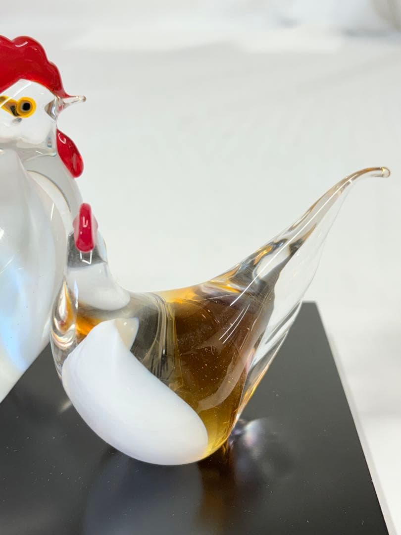 Multi Glass マルティグラス クリスタルガラス 猪 犬 鳥 干支 置物