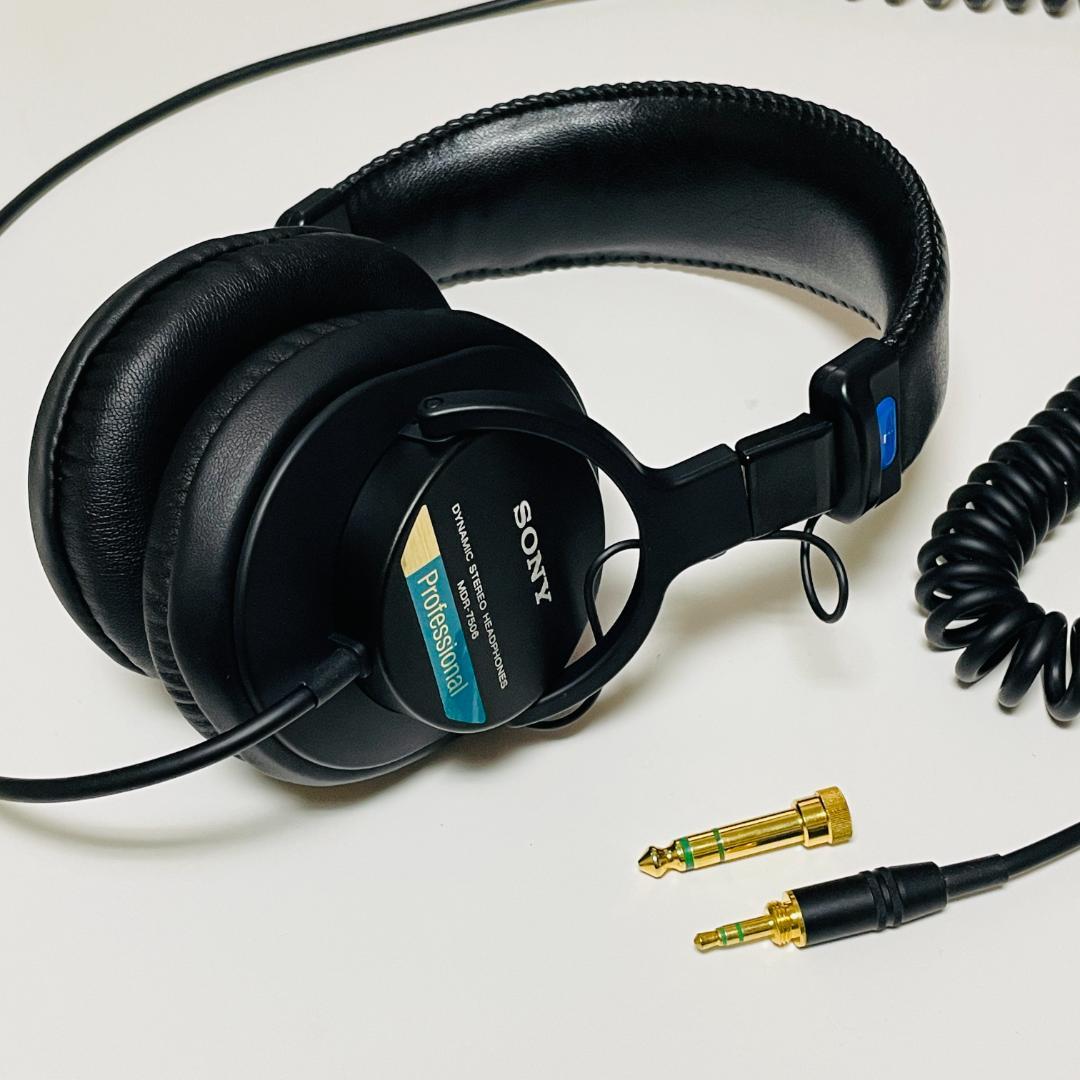 n*様 SONY MDR-7506 モニターヘッドホン／青帯