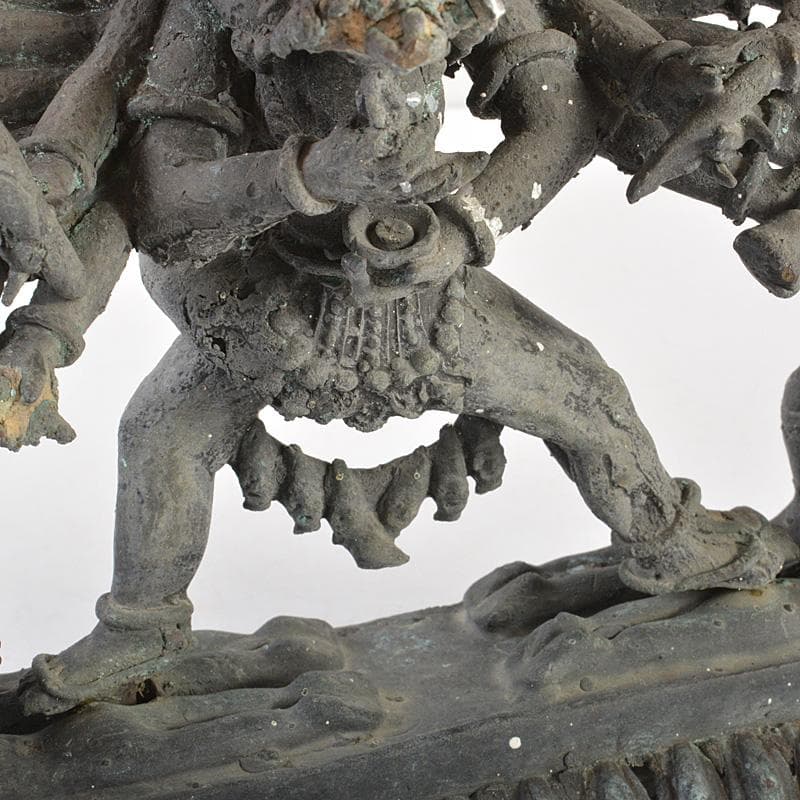 バリ島　インドネシア　青銅　ガルーダ像　置物　M　R7328