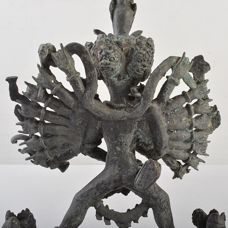 バリ島　インドネシア　青銅　ガルーダ像　置物　M　R7328