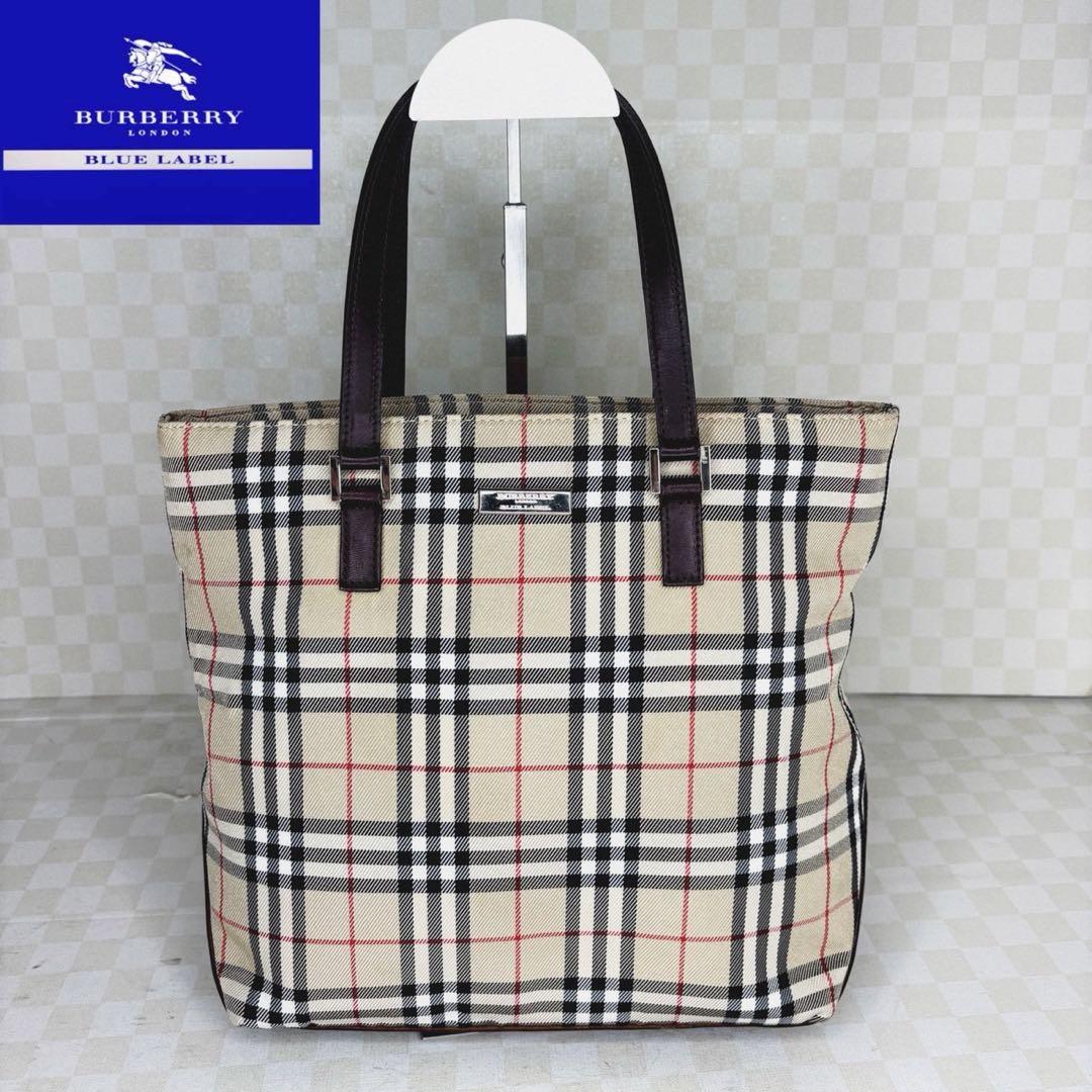 極美品　Burberryブルーレーベル　ハンドバッグ　M08