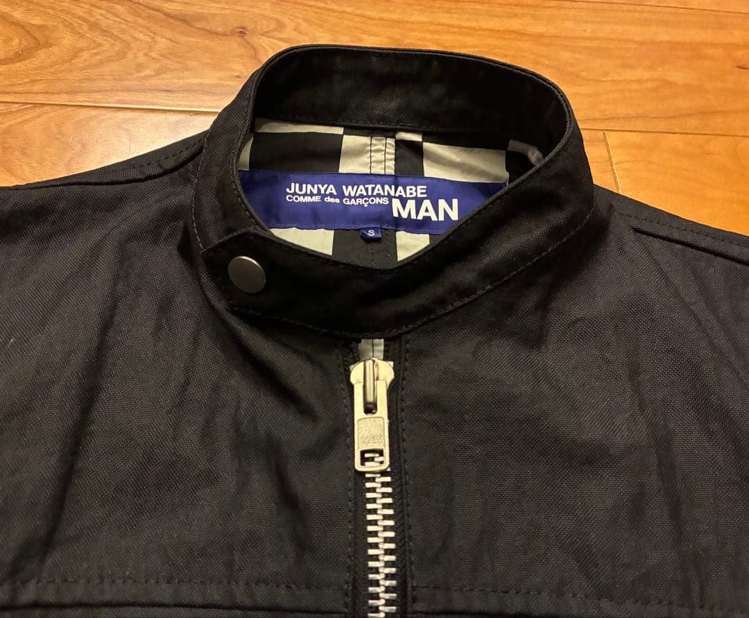JUNYA WATANABE ジュンヤワタナベ ハの字ライダース　黒　S
