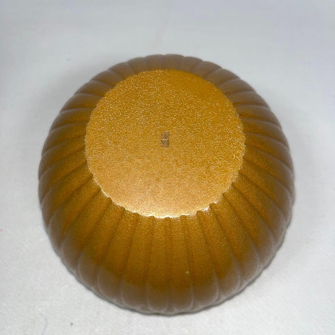 茶道具　モール　菊建水　田中秀明造