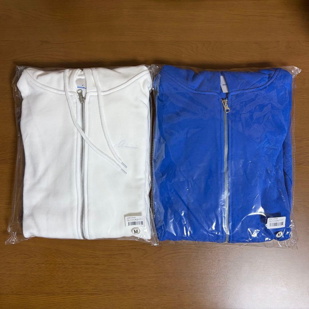 藤牧京介 パーカー 青&白 2点セット