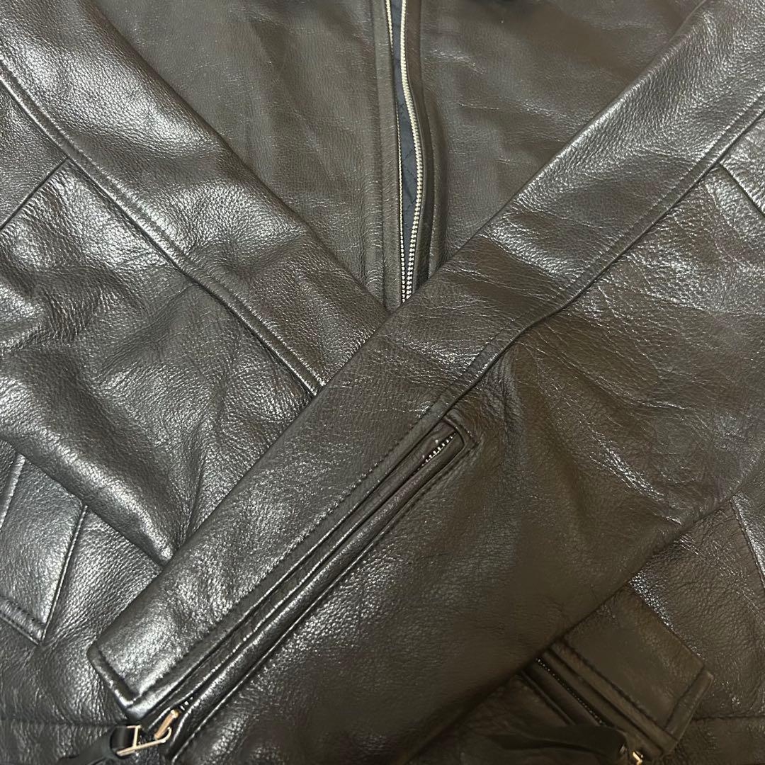 WindArmor アメリカ製本革 00s ライダースジャケット ブラック 短丈