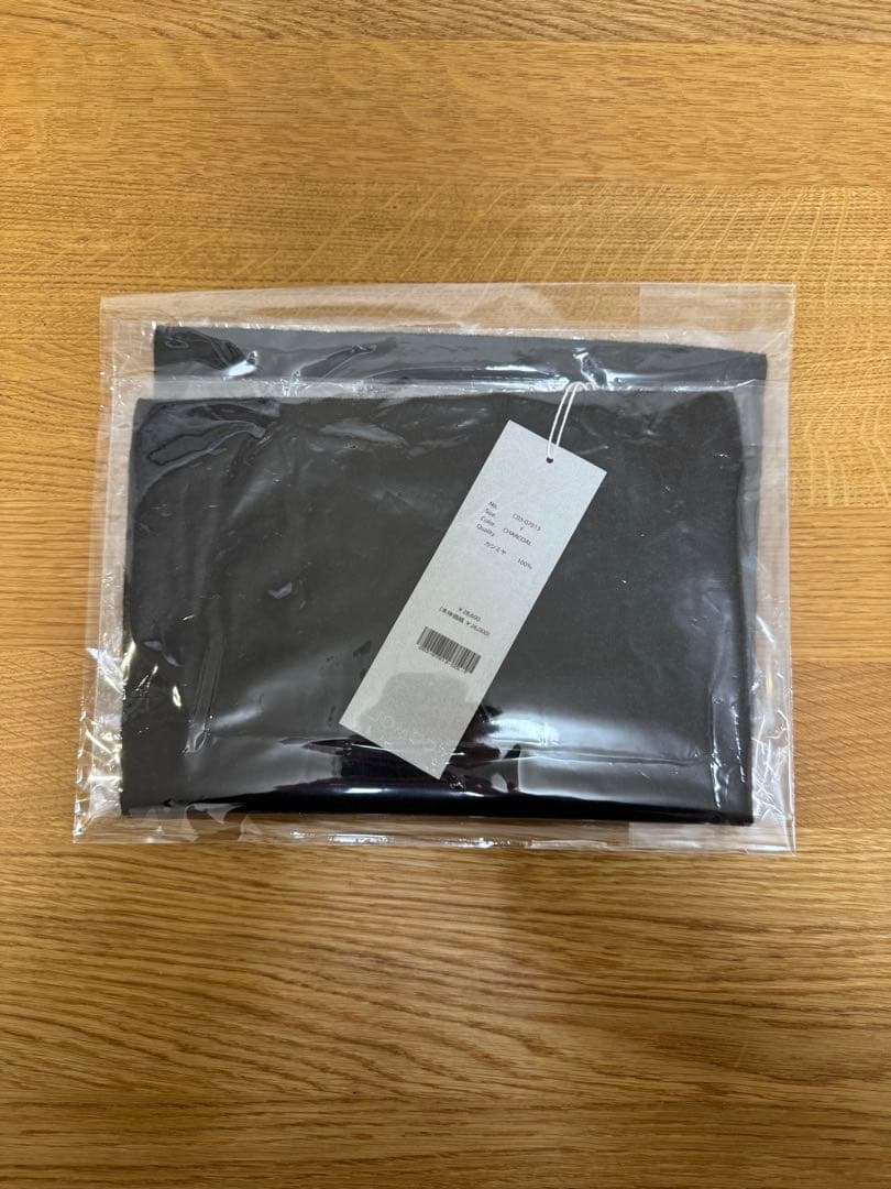 新品未開封 COMOLI 25AW カシミヤネックウォーマー チャコール