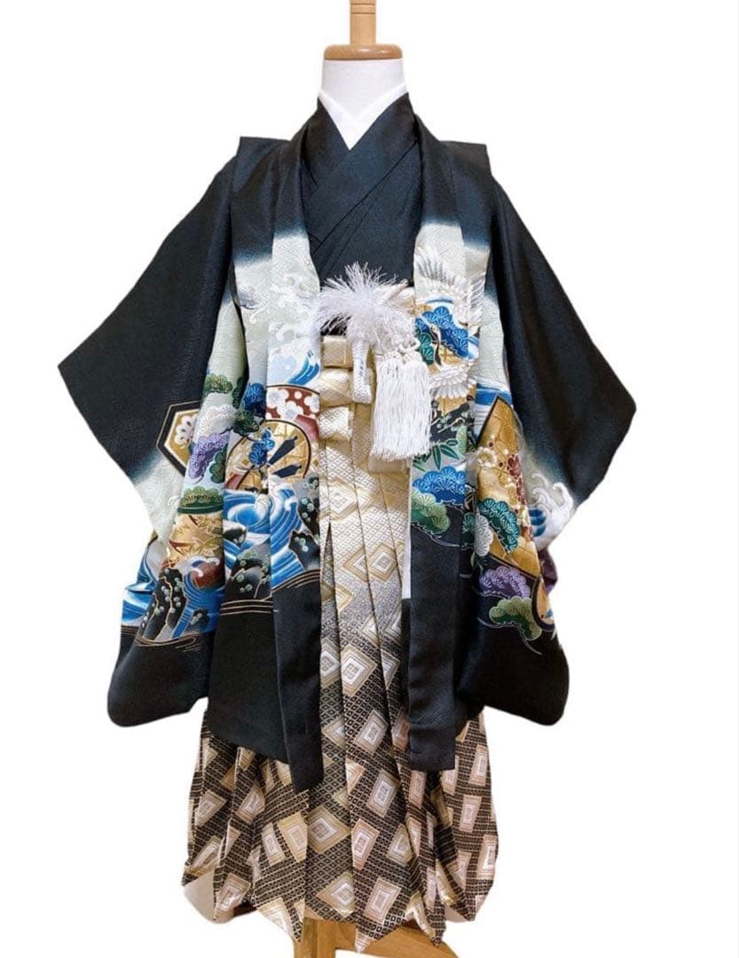 ☆*☆様 七五三 祝い 着物 袴 セット　5歳