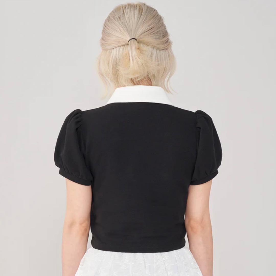 Darich ダーリッチ　DRCHバイカラーポロシャツ　ブラック　BLK