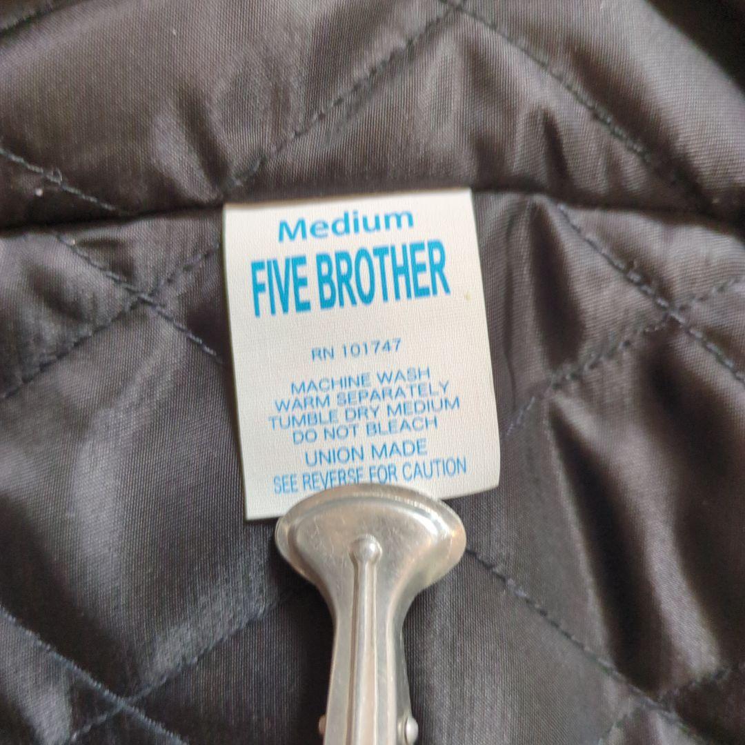 FIVE BROTHER ブロックチェック CPOジャケット キルティング M