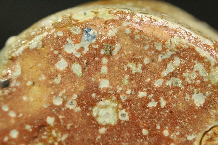 信楽焼 掛花入 高橋楽斎作 在印 美品(A600)