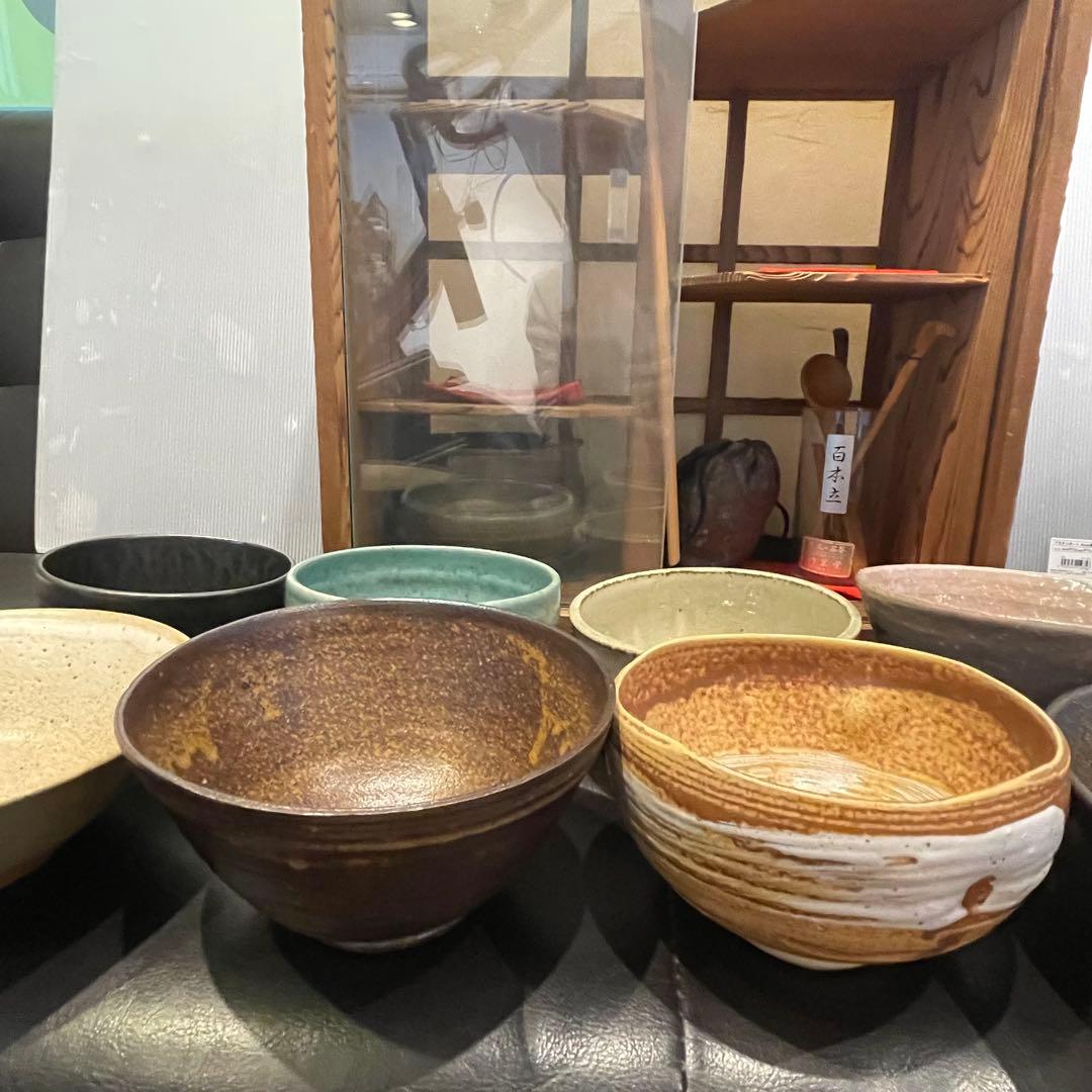 茶道　茶碗セット 陶器 茶道具　平茶碗　夏茶碗　筒茶碗　冬茶碗　織部