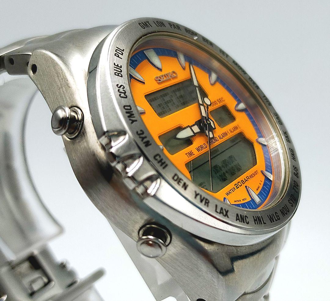 【電池交換済】希少 セイコー ジウジアーロ マッキナスポルティーバ 17.5cm