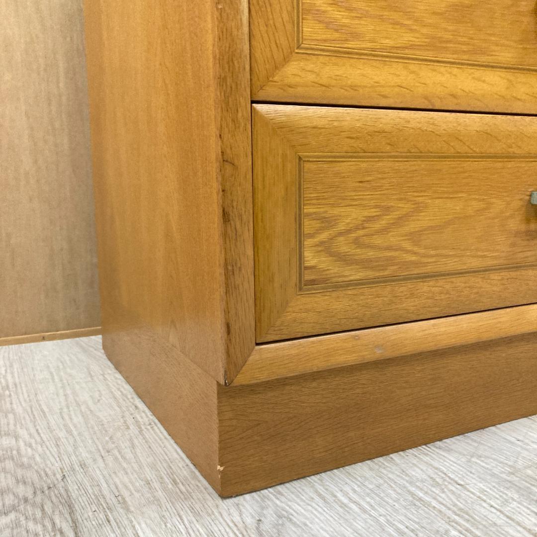 【オールドカリモク】ヴィンテージ　飾り棚　コレクションケース　キャビネット