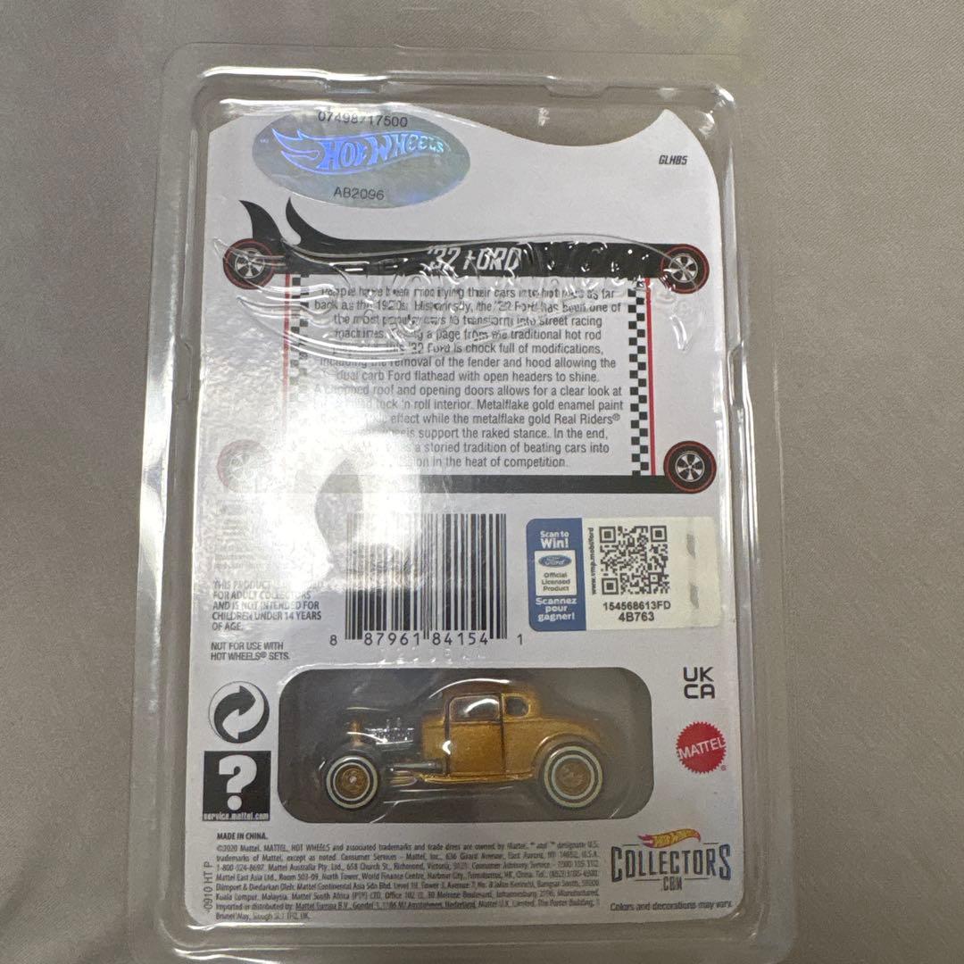 Hot Wheels 32 Ford ゴールドミニカー