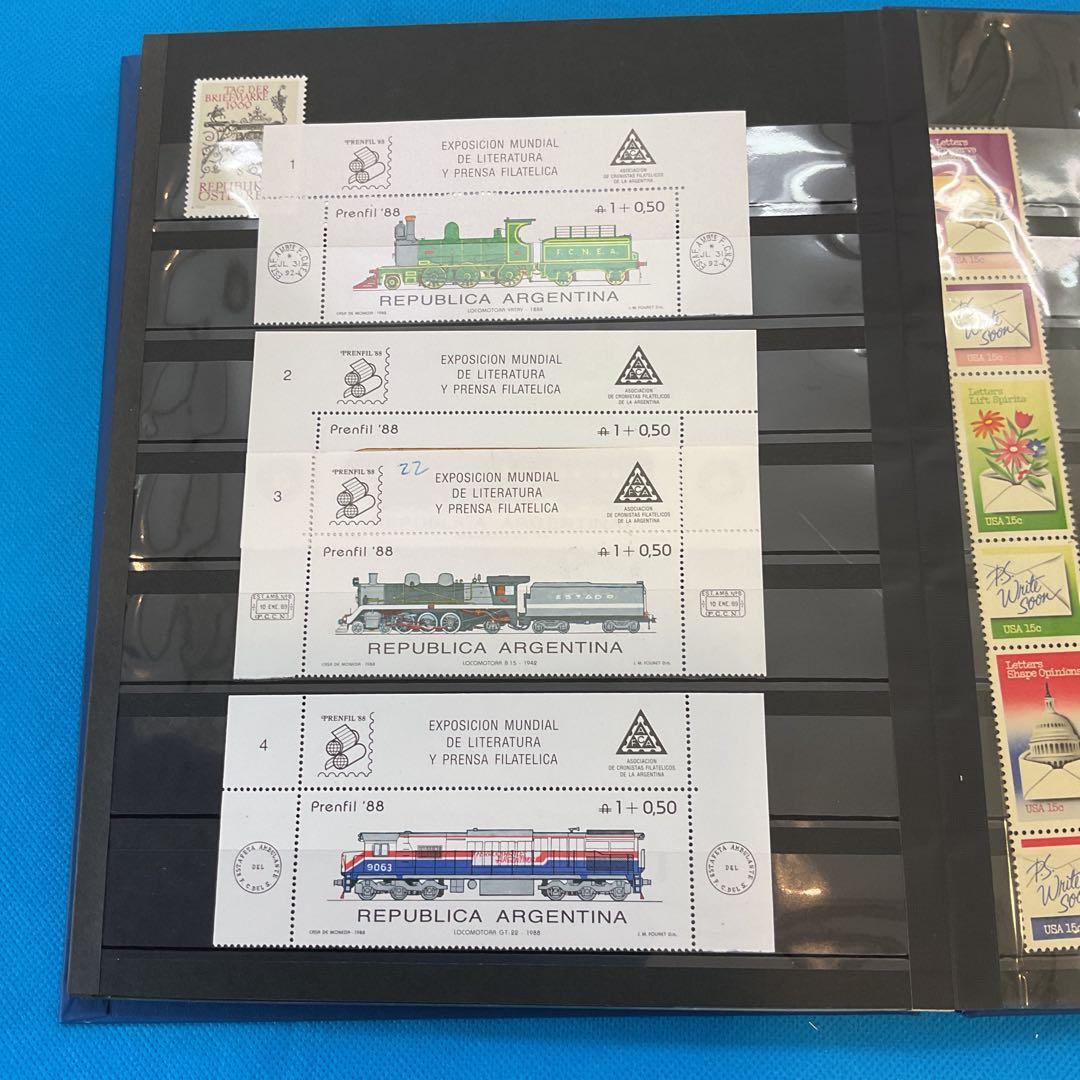 使用済み　切手　プレスリー　花　動物　乗り物　　　　　　　　　1235