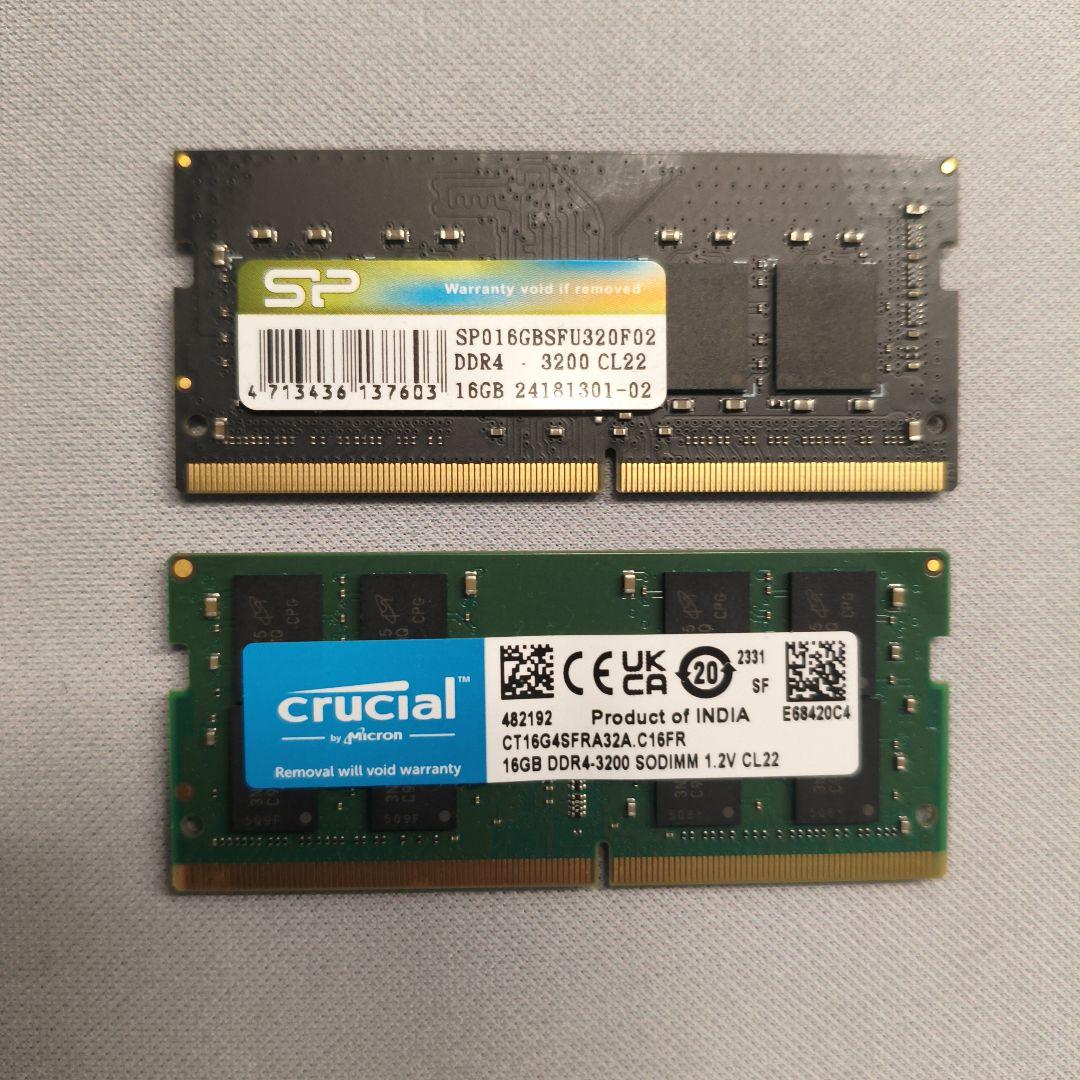 DDR4-3200 32GB(16GBx2枚) メモリ