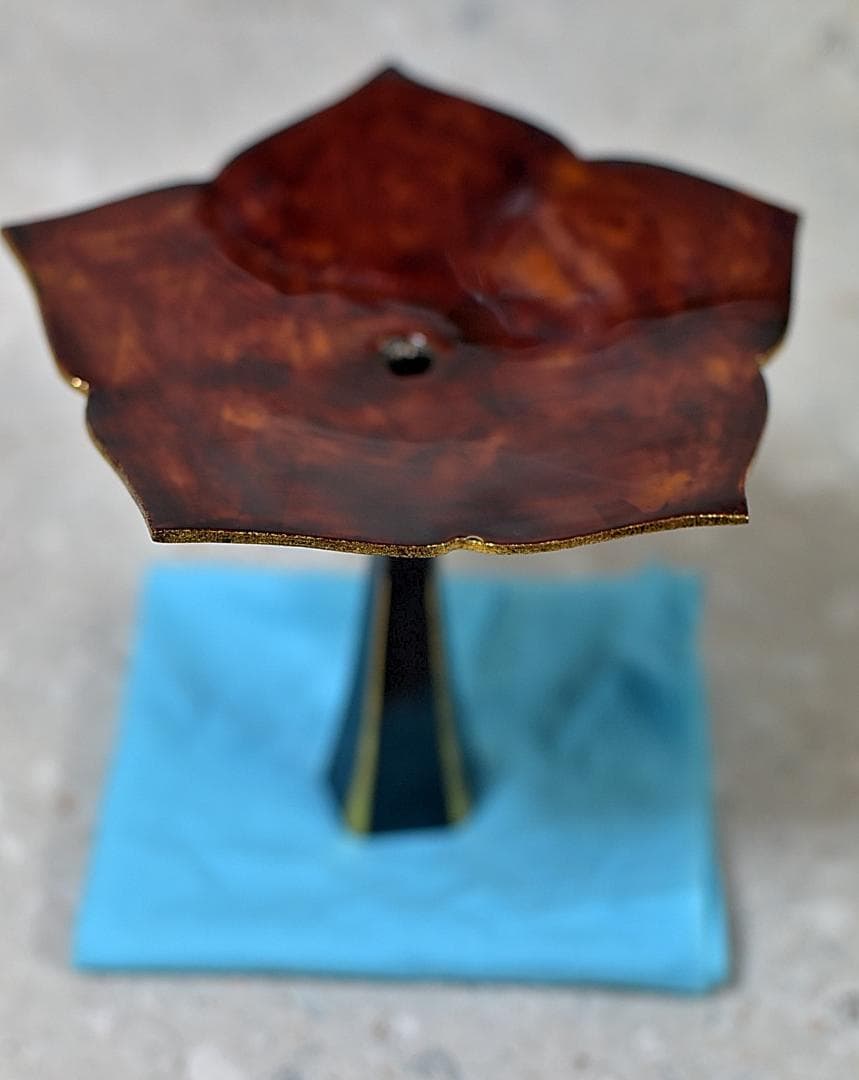 輪花，一輪挿し、花瓶【極上品】池ノ浦大〇作　共箱