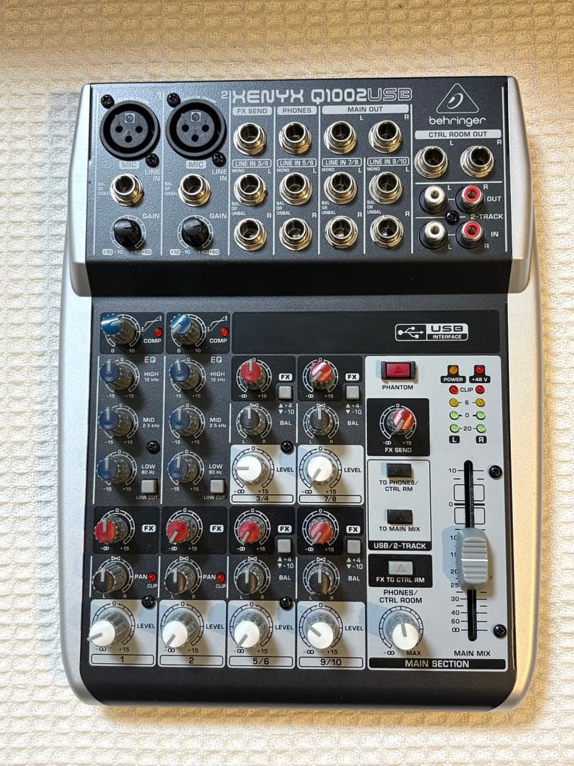 behringer XENYX Q1002USB アナログミキサー