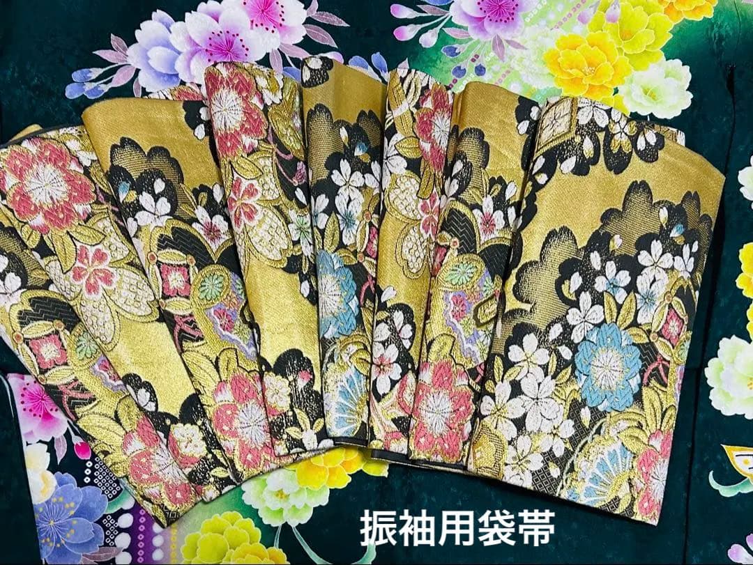 新品　呉服店398,000円刺繍付きお振袖 完全25点フルセット　トールサイズ