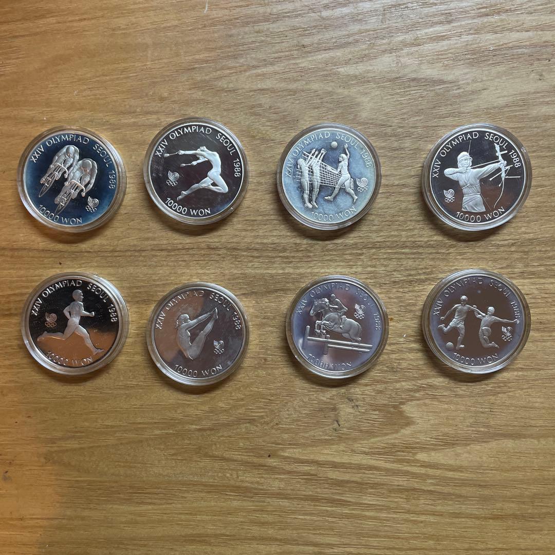 コ*ニ様 1988年ソウルオリンピック 記念硬貨セット