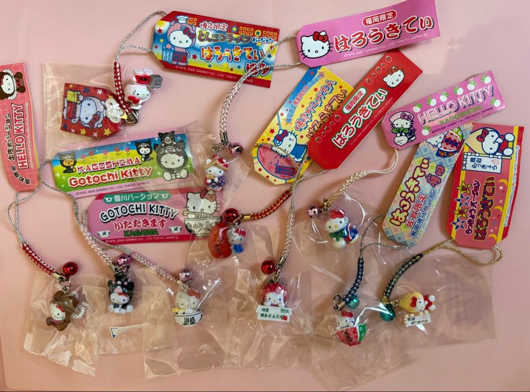 ご当地キティ ストラップセット