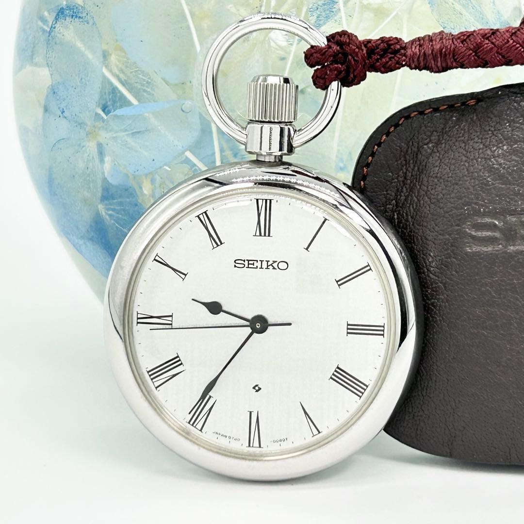 SEIKO セイコー 5740-0080 ローマ数字文字盤 手巻き 懐中時計
